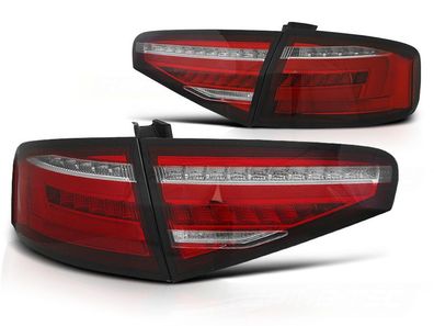Rückleuchten LED für AUDI A4 B8 12-15 Limousine ROT WEISS