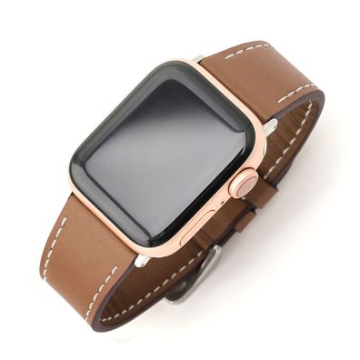 Precorn Leder Armband in braun Ersatzarmband für Apple Watch 8/7/6/5/4/3/2/1/ SE