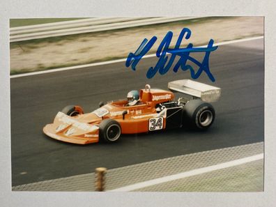Hans-Joachim Stuck - Formel 1 - original Autogramm - Größe 15 x 10 cm