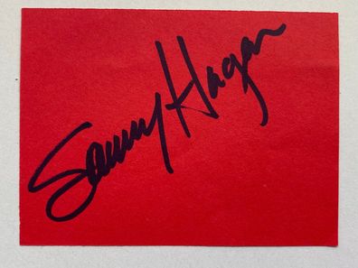 Sammy Hagar - Sänger - original Autogramm - Größe 10 x 7 cm