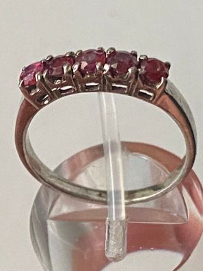 Elegante , antiker Ring mit Amethyst - 835er Silber - Größe 54