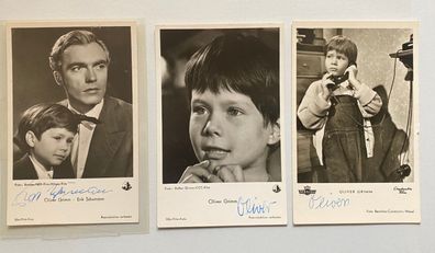 Oliver Grimm / Erik Schumann - Film - 3 original Autogramme - Größe 14 x 9 cm