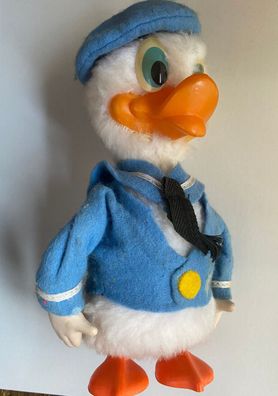 Donald Duck - antikes Spielzeug zum Aufziehen - Größe 21 cm