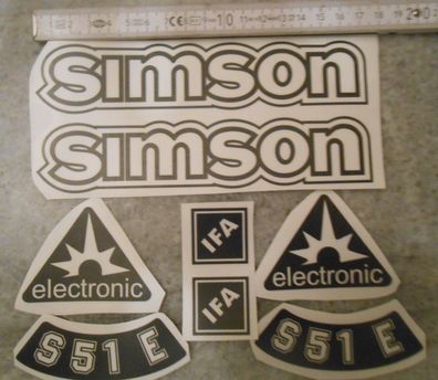 Simson S51E, electronic, IFA, Seitendeckel, Tank, transparenter Hintergrund