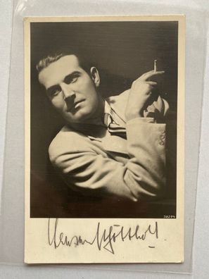 Hansernst Gotthold - Theater / Film - original Autogramm - Größe 14 x 9 cm