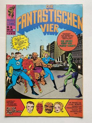 Die Fantastischen Vier - Marvel Comic Nr. 10 - Deutsche orig. Ausgabe -Zustand 3