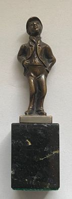 Bronze signiert Otto Hoffmann - Bronze eines Jungen um 1910 - Größe 11 cm