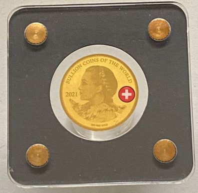 Goldmünze 2021 - 1/500 Unze Nominal 3000 Francs CFA - Republik Tschad