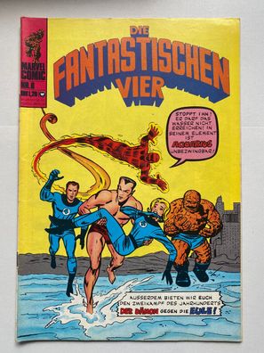 Die Fantastischen Vier - Marvel Comic Nr. 6 - Deutsche orig. Ausgabe - Zustand 2
