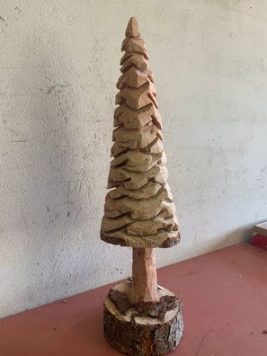 Baumscheibe Holzscheibe, Weihnachtsbaum, Tannenbaum, Deko, Weihnchten ca. 60 cm hoch