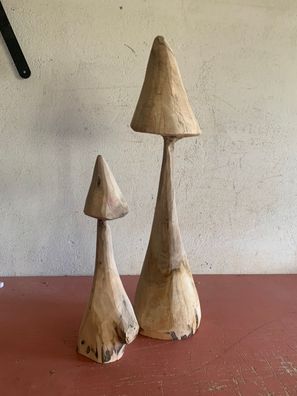 Baumscheibe Holzscheibe, Holzpilze, Deko ca. 35 und 65 cm, Pilz, Holz, massiv