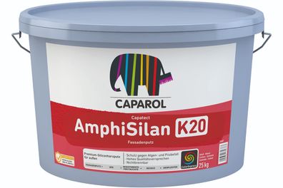 Caparol Capatect AmphiSilan Fassadenputz K20 25 kg weiß