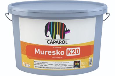 Caparol Capatect Muresko Fassadenputz K20 25 kg weiß