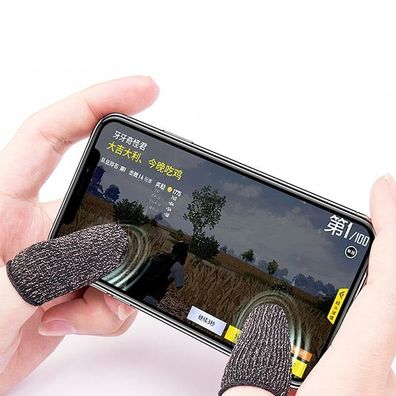 1 Paar l1 r1 atmungsaktive Handy-Gamecontroller-Fingerhülle für Pubg