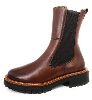 Paul Green Damenschuhe Schlupfstiefel Stiefel Braun Freizeit