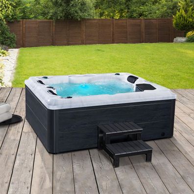 Outdoor Whirlpool Hot Tub mit Massage Düsen Heizung Ozon Außenpool Spa für 3 Personen