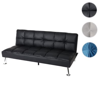 Sofa HWC-K21, Couch Schlafsofa, Nosagfederung Schlaffunktion Liegefläche 187x107cm