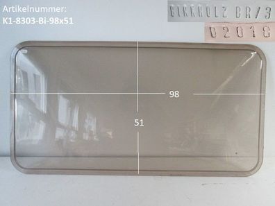 Knaus Südwind Wohnwagenfenster ca 98 x 51 gebr, (zB 485/8303) Birkholz BR/13 D2018