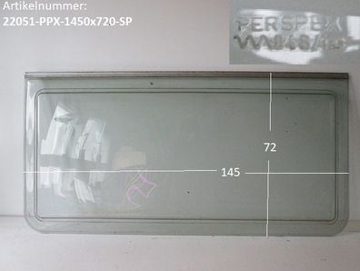 Wohnwagenfenster Perspex ca 145 x 72 (Lagerware -> Neue Ware mit Lagerspuren) ...