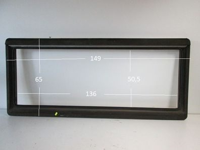 Hobby Wohnwagenfenster-Rahmen gebr. ca 149 x 65 (bzw 136 x 50,5 - ohne Fenster) ...