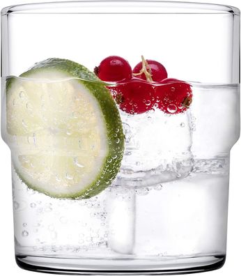 Pasabahce Hill Whisky Glas 6er 300cc Wiskeygläser Gläser-Set Wassergläser