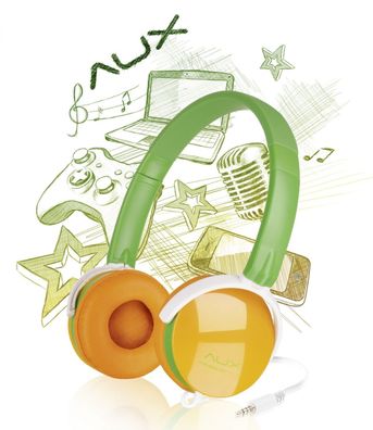 Speedlink AUX OnEar Headset 3,5mm Klinke Kopfhörer + Mikrofon Handy MP3 Hifi ..