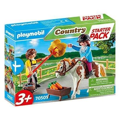 Playmobil Country 70505 Starterpaket Reiterhof 19 Teile Spielzeug Kinder Pferde