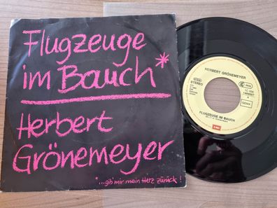Herbert Grönemeyer - Flugzeuge im Bauch 7'' Vinyl Germany