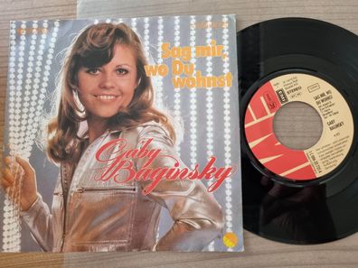 Gaby Baginsky - Sag mir, wo Du wohnst 7'' Vinyl Germany