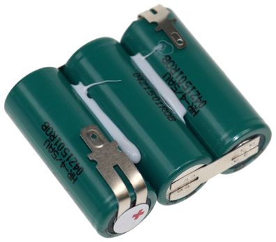 FDK Sanyo Akku für WOLF ACCU 60 45 mit Faston + 4,8mm -2,8mm 3,6V 2150 mAh