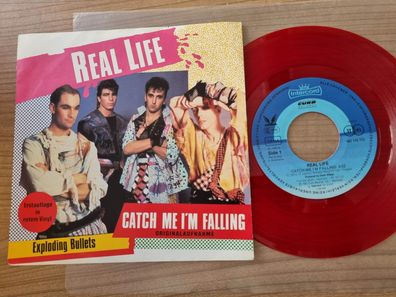 Real Life - Catch me I'm falling 7'' Germany RED VINYL