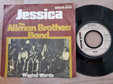 The Allman Brothers Band - Jessica/ Wasted words 7'' Vinyl Germany