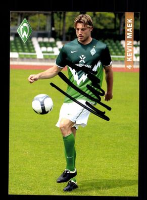 Kevin Maek Autogrammkarte Werder Bremen Amateure 2010-11 Original Signiert