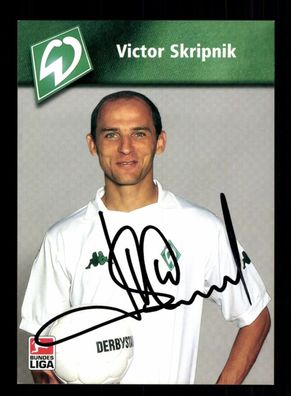 Victor Skripnik Autogrammkarte Werder Bremen 2002-03 1. Karte Original Signiert