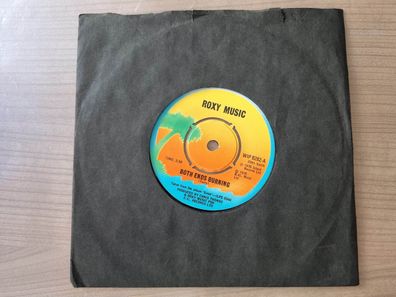Roxy Music - Both end burning 7'' Vinyl UK