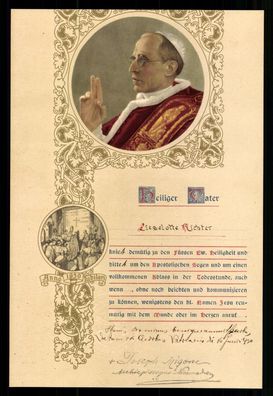 Giuseppe Migone Kurienerzbischof Privatsekretär Papst Benedikt XV # G 34262