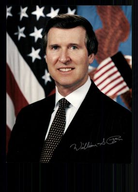 William Cohen Verteidigungsminister USA Autogrammkarte Original Sign # G 37472