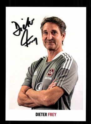 Dieter Frey Autogrammkarte 1 FC Nürnberg 2021-22 Original Signiert