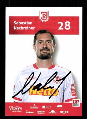 Sebastian Nachreiner Autogrammkarte Jahn Regensburg 2022-23 Original Signiert