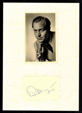 Paul Klinger 1907-1971 Schauspieler Original Signiert ##BC G 37579