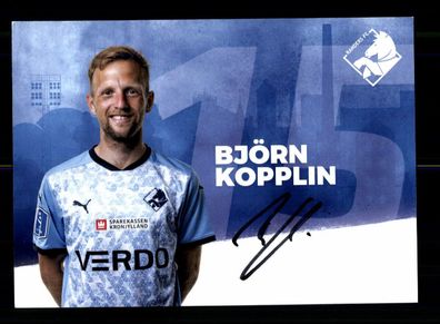 Björn Kopplin Autogrammkarte FC Randers 2022-23 Original Signiert
