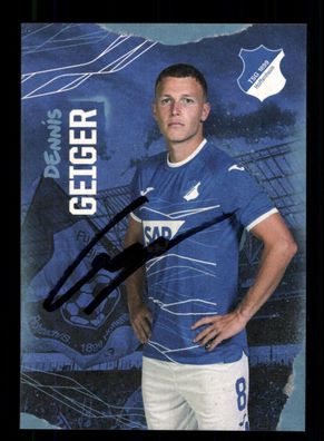 Dennis Geiger Autogrammkarte TSG Hoffenheim 2022-23 Original Sign