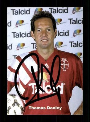 Thomas Dooley Autogrammkarte 1 FC Kaiserslautern 1994-95 Original Signiert + 2