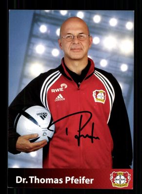 Thomas Pfeifer Autogrammkarte Bayer Leverkusen 2004-05 Original Signiert