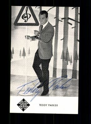 Teddy Parker Autogrammkarte Original Signiert ## BC 193119