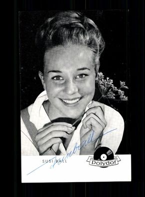 Susi Ball Autogrammkarte Original Signiert # BC 193153