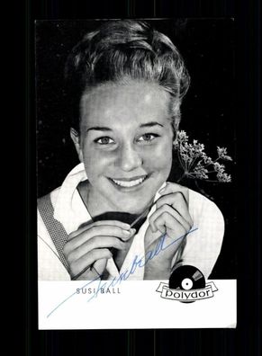 Susi Ball Autogrammkarte Original Signiert # BC 193163