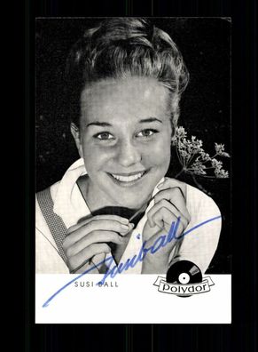 Susi Ball Autogrammkarte Original Signiert # BC 193165
