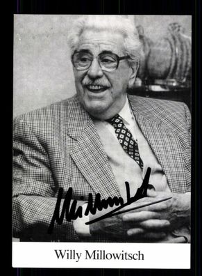 Willy Millowitsch Autogrammkarte Original Signiert ## BC 193210