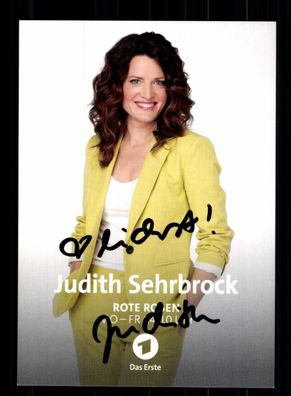 Judith Sehrbrock Rote Rosen Autogrammkarte Original Signiert ## BC 193700